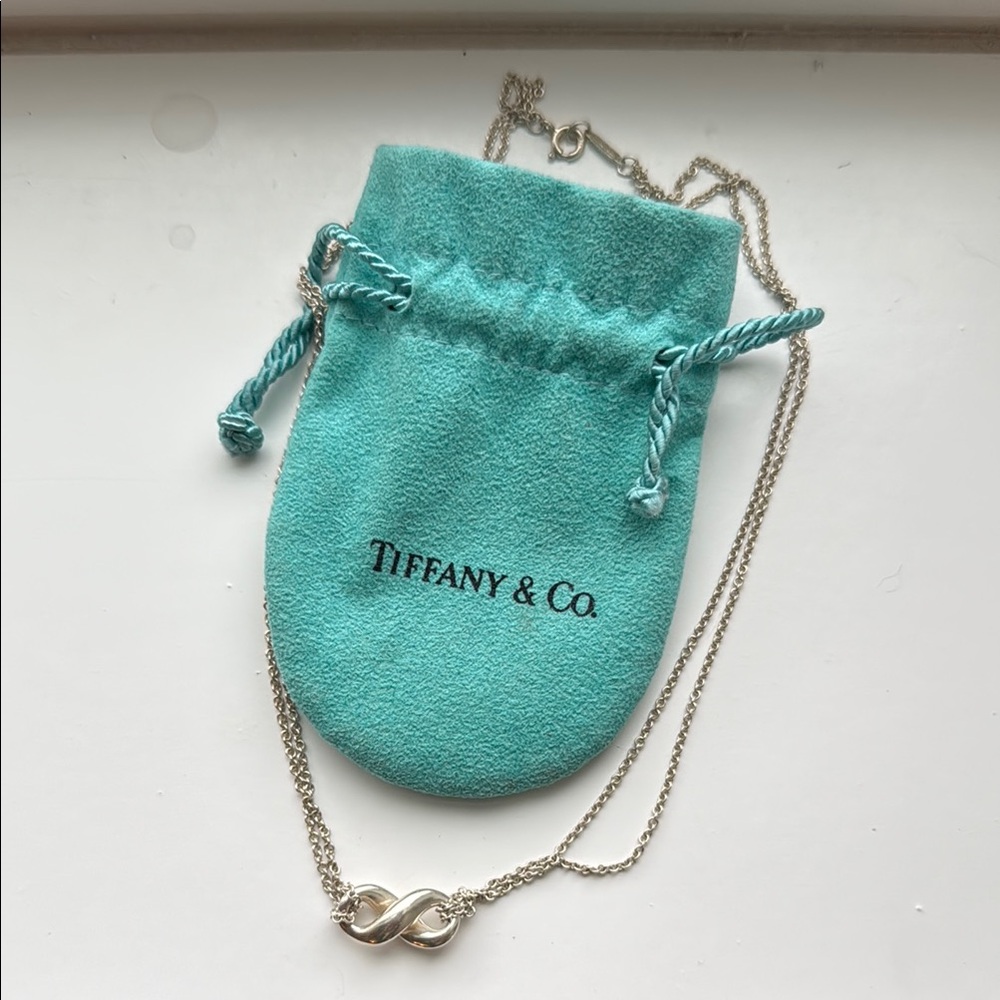 Tiffany & Co. Silver Infinity Necklace